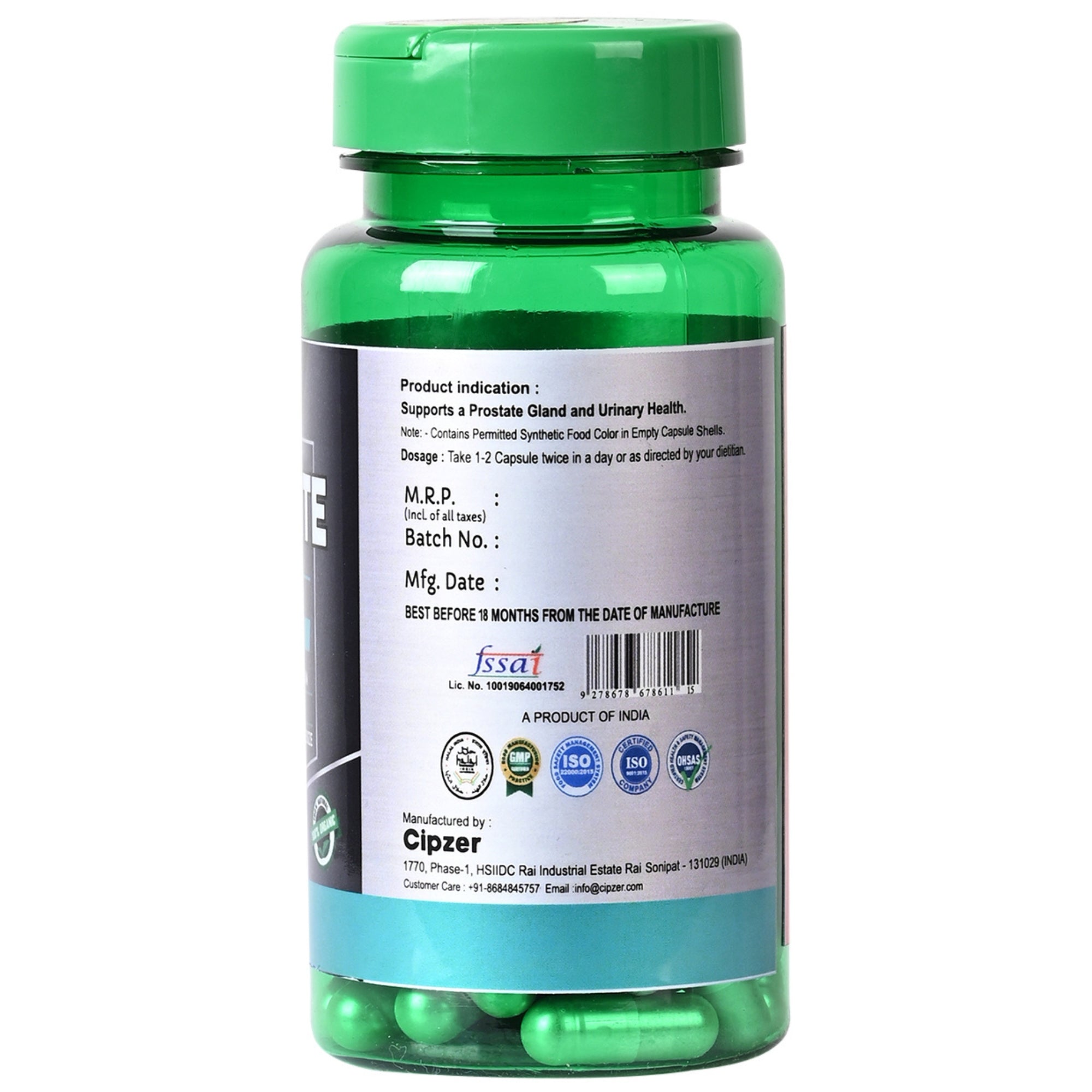 Cipzer Prostate Support Capsules