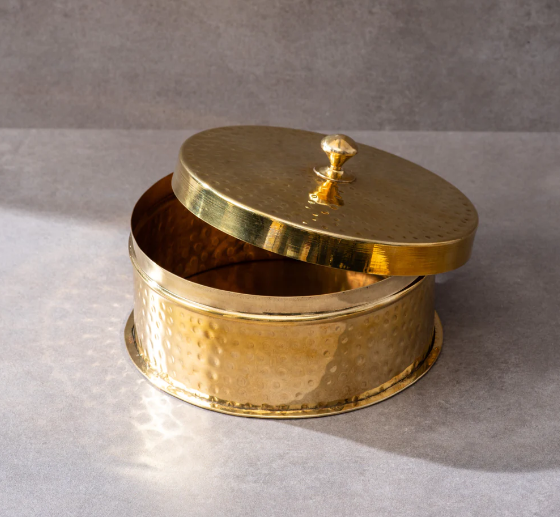 P-TAL Brass Chapati Box
