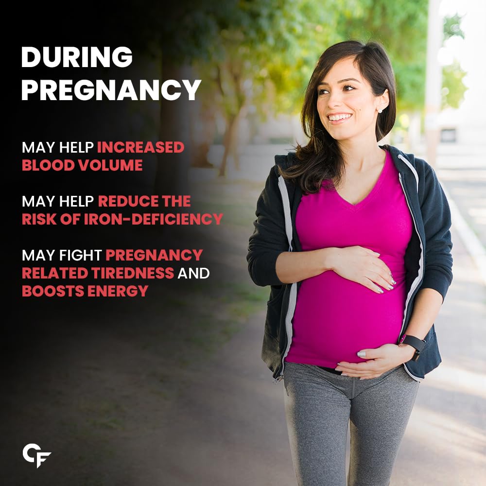 Carbamide Forte Chelated Iron and Folic Acid Supplement for Women 100 tablets