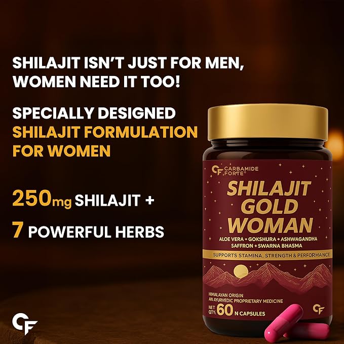 Carbamide Forte Shilajit Gold Capsules For Women