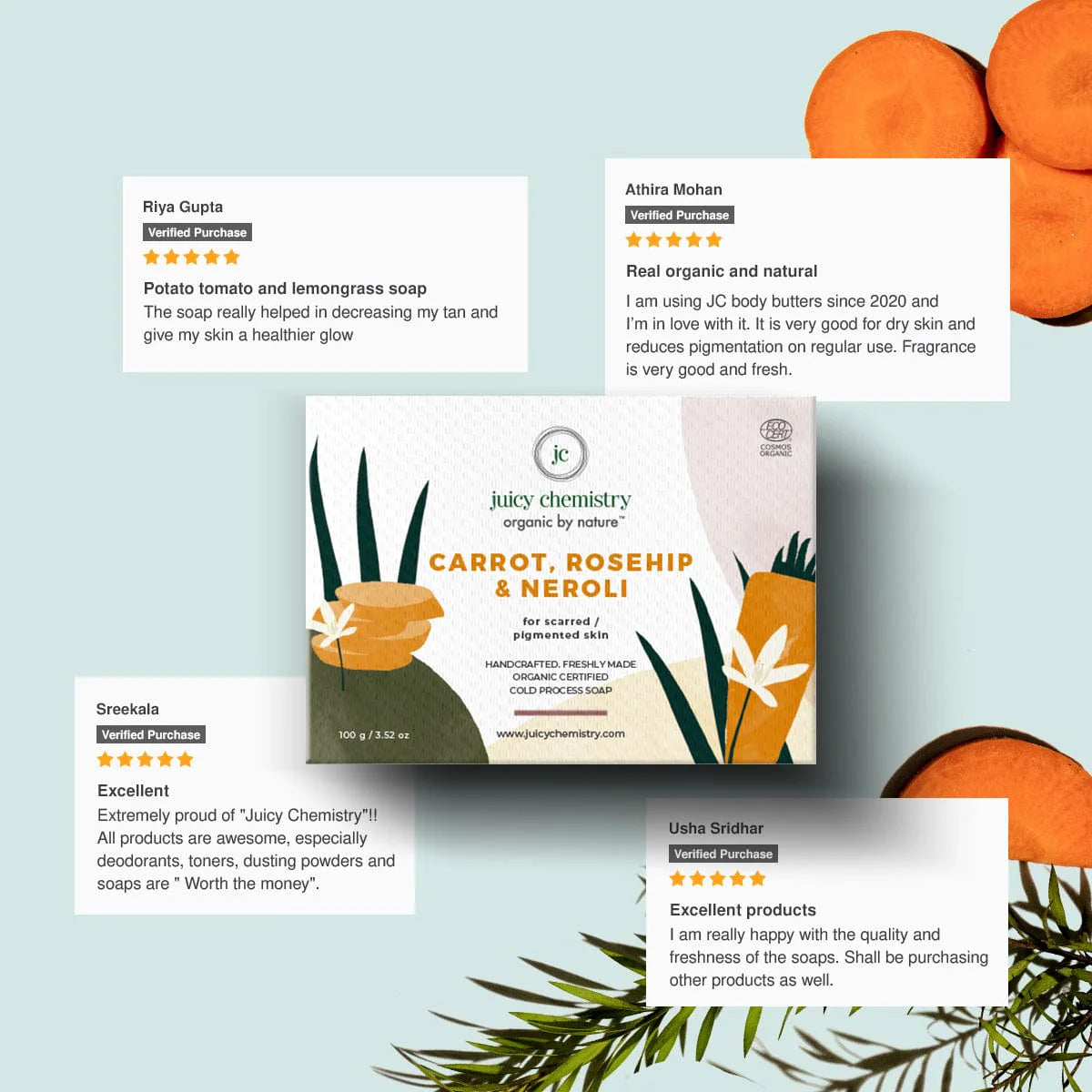 Ultra-Moisturising & Luxurious Organic Soaps