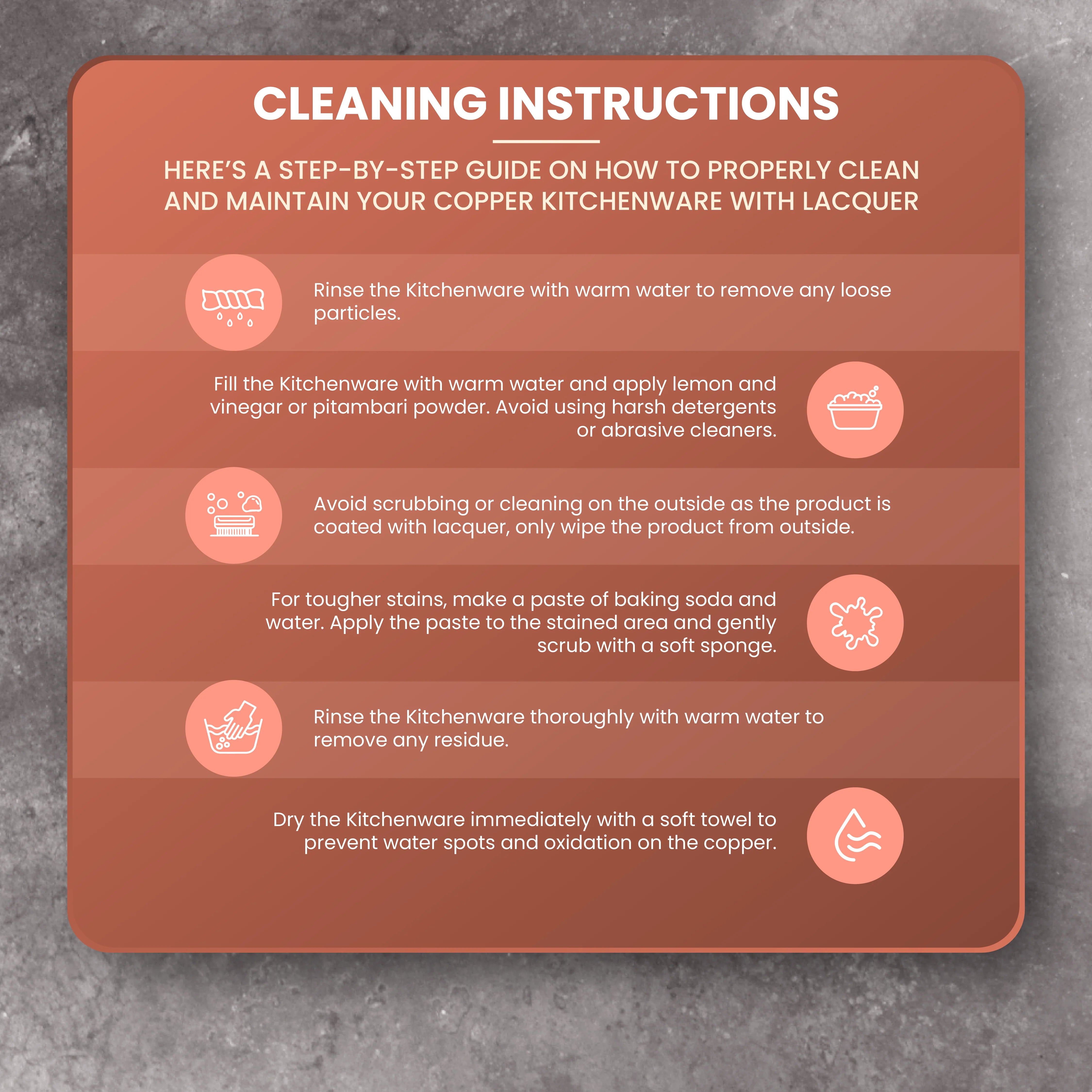 Health Smith Pure Copper Dry Fruit Jars with Lid | Set of 3 | Copperware