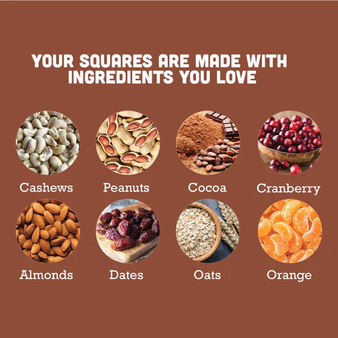 Gladful Date Nut Squares - Try Them All Pack: 8 Bars