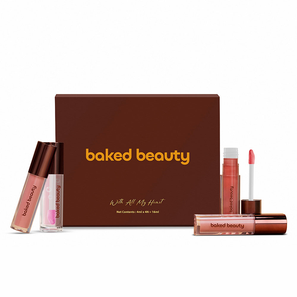 Baked Beauty Baked Beauty Four Ever Yours Liquid Lipstick Giftset For Women (4mlx4)