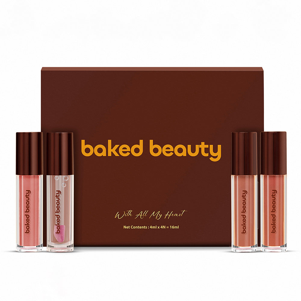 Baked Beauty Baked Beauty Four Ever Yours Liquid Lipstick Giftset For Women (4mlx4)