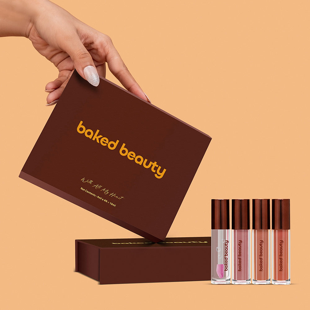 Baked Beauty Baked Beauty Four Ever Yours Liquid Lipstick Giftset For Women (4mlx4)