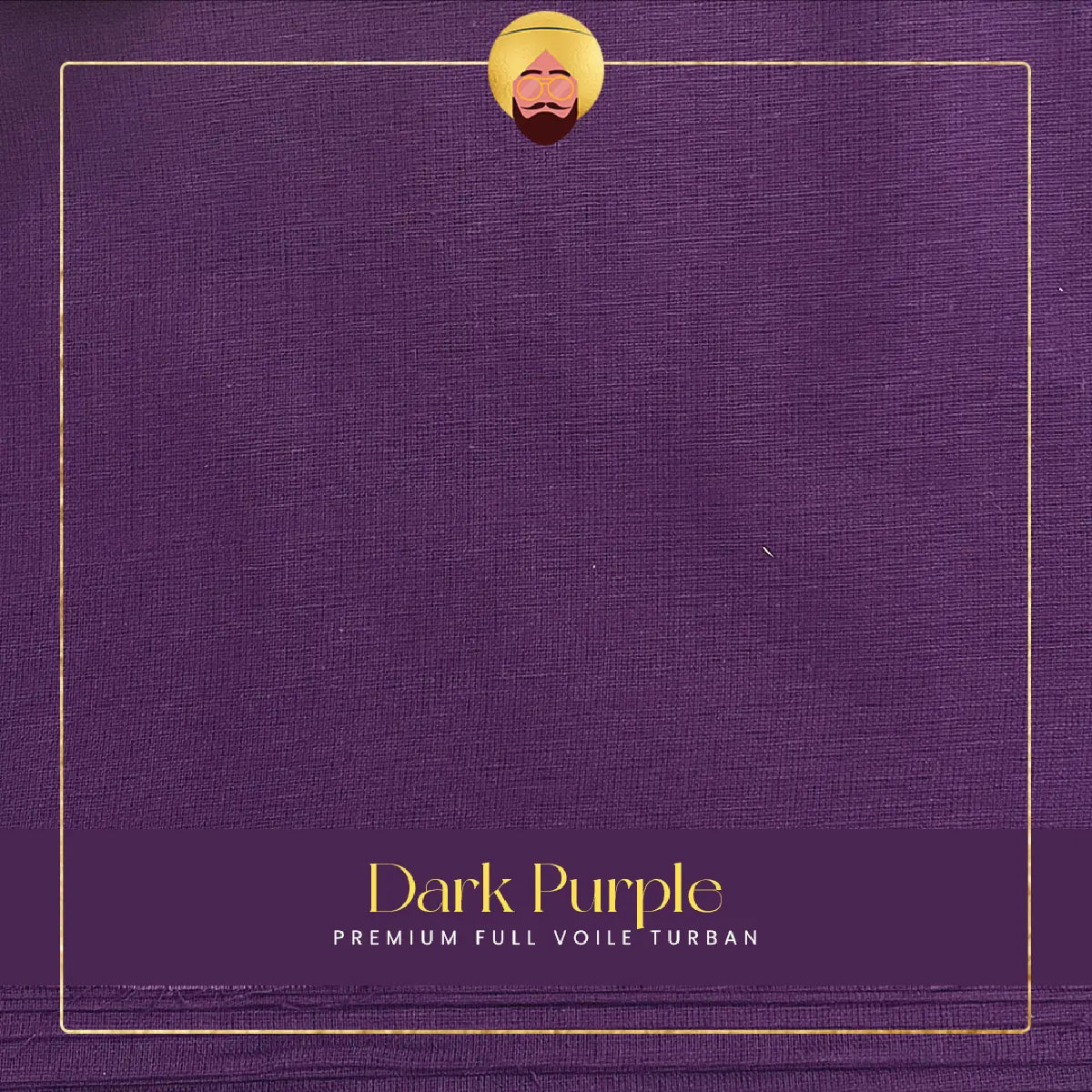 Dark Purple | Premium Full Voile Turban