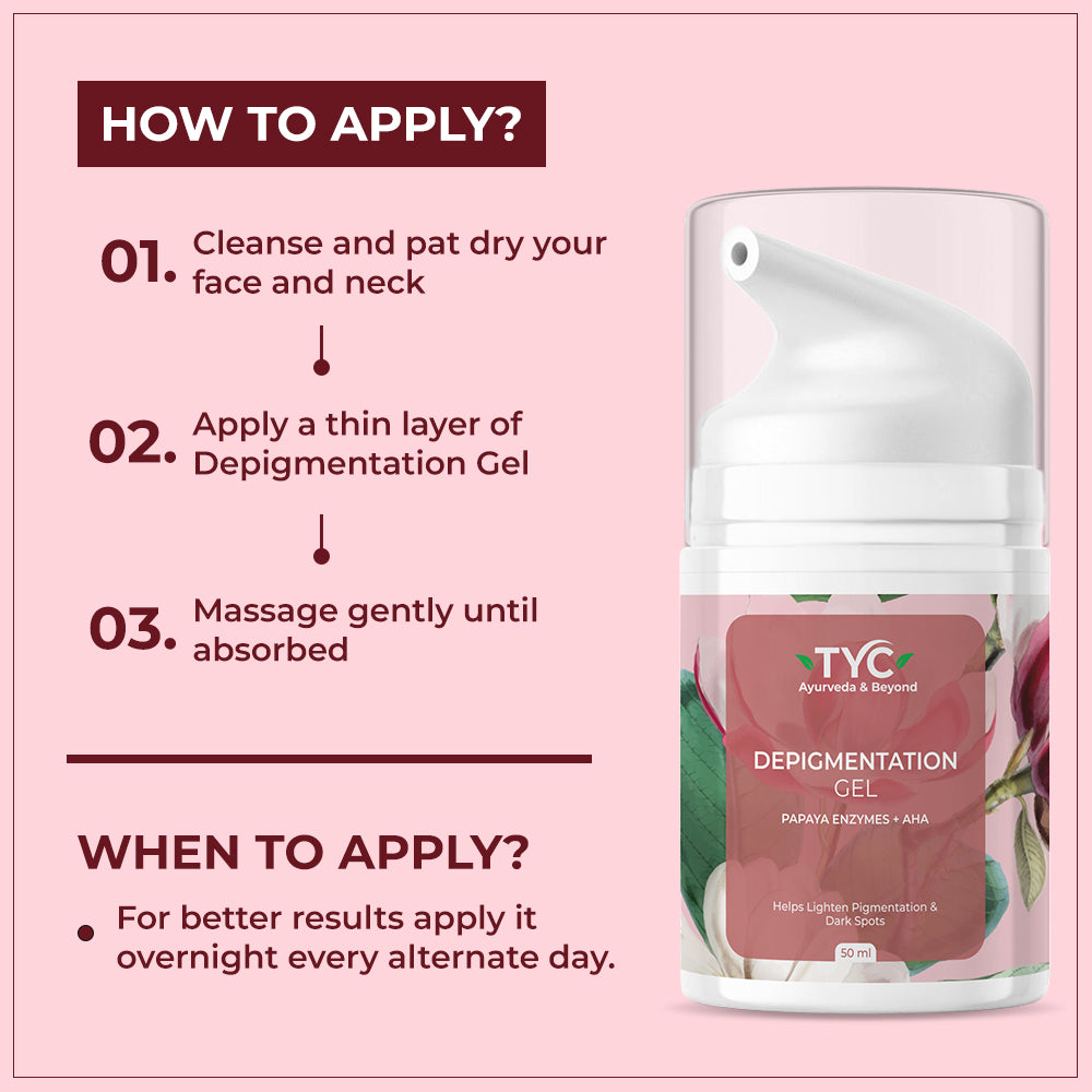 TYC Depigmentation Gel with 4% AHA For Men and Women