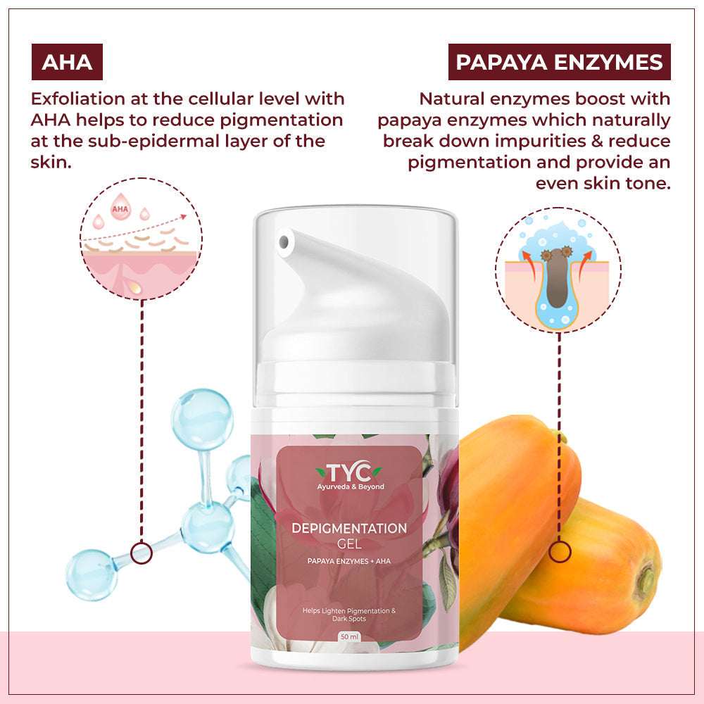 TYC Depigmentation Gel with 4% AHA For Men and Women
