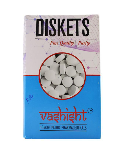 Vashisht Homeopathy Diskets - 3 Grain White