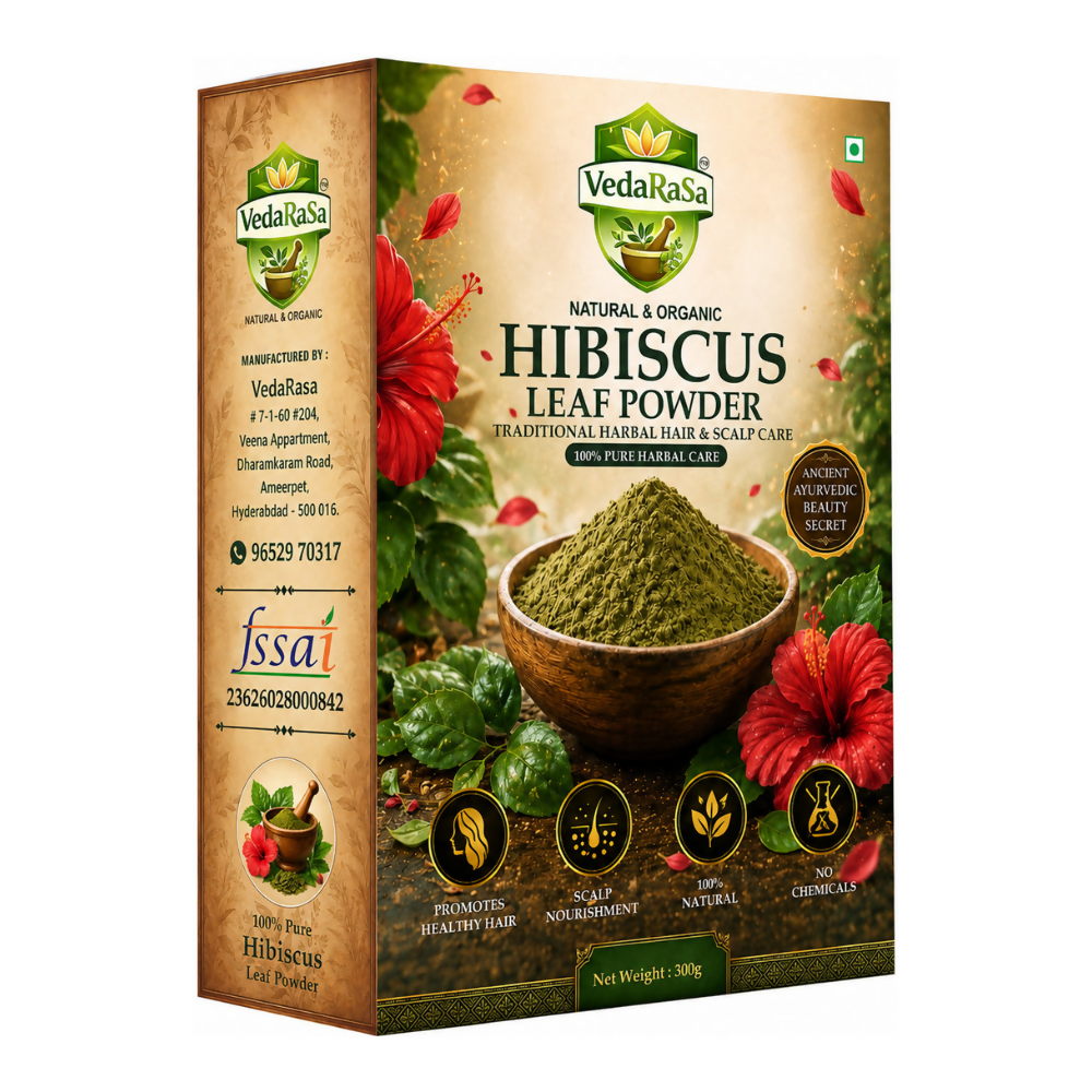 VedaRasa Dried Hibiscus Leaf Powder
