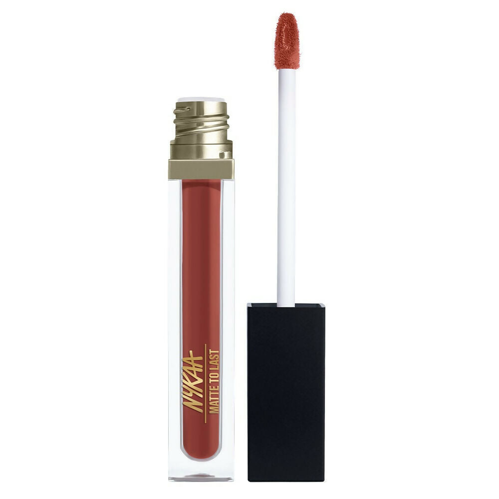 Nykaa Matte To Last ! Transferproof Liquid Lipstick - Madras Kaapi -05