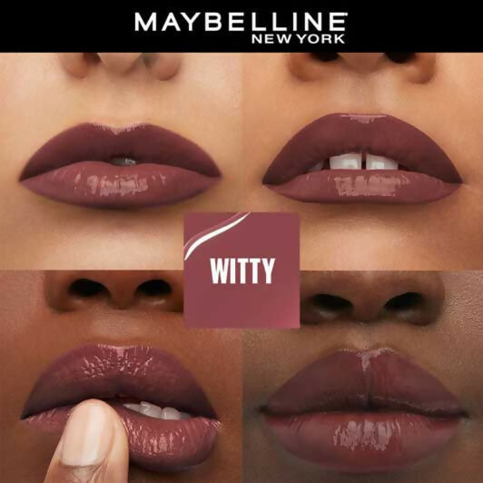 Maybelline New York Super Stay Vinyl Ink Liquid Lipstick, Instant Shine Lasts Up To 16H - 40 Witty