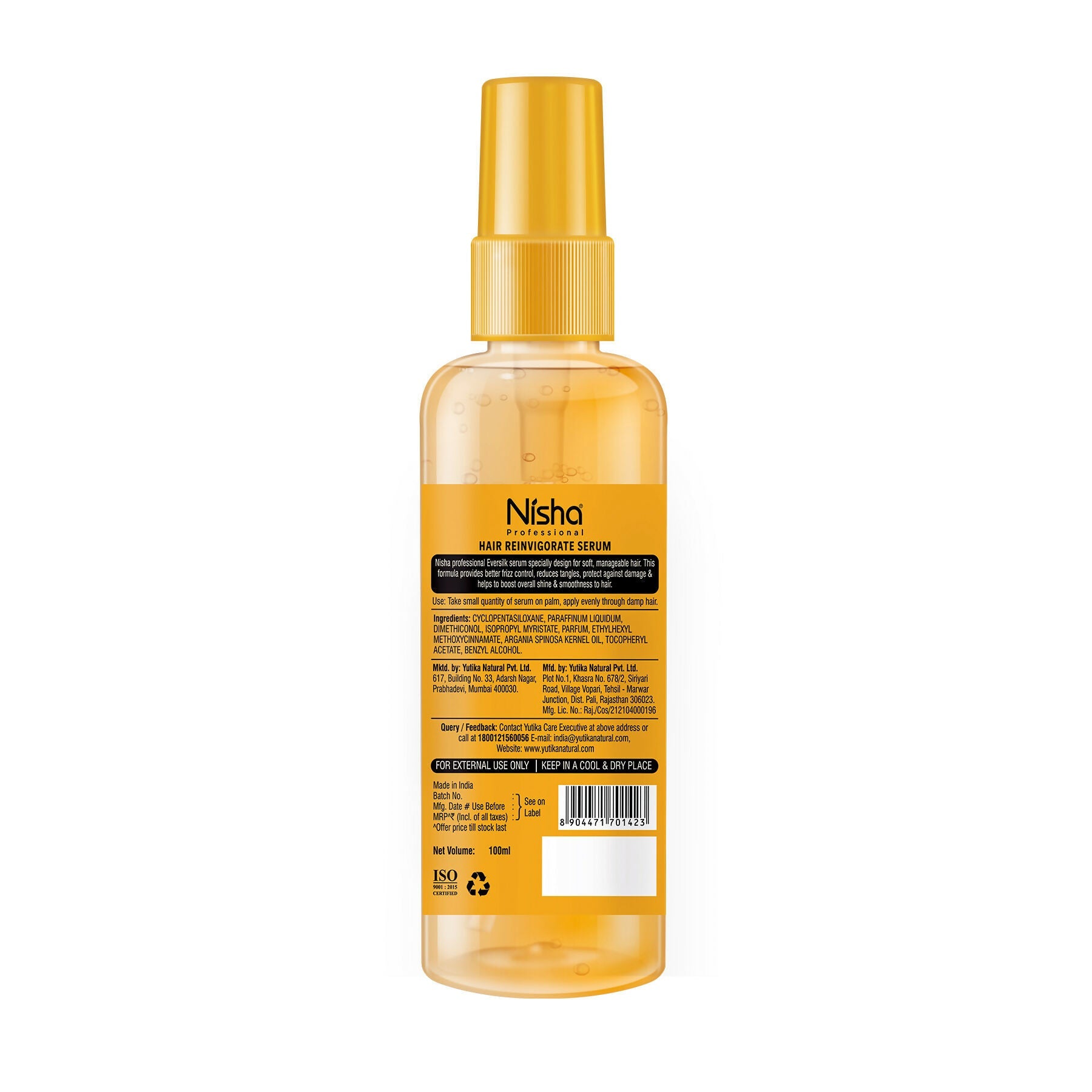 Nisha Hair Serum Eversilk Argan Oil Serum