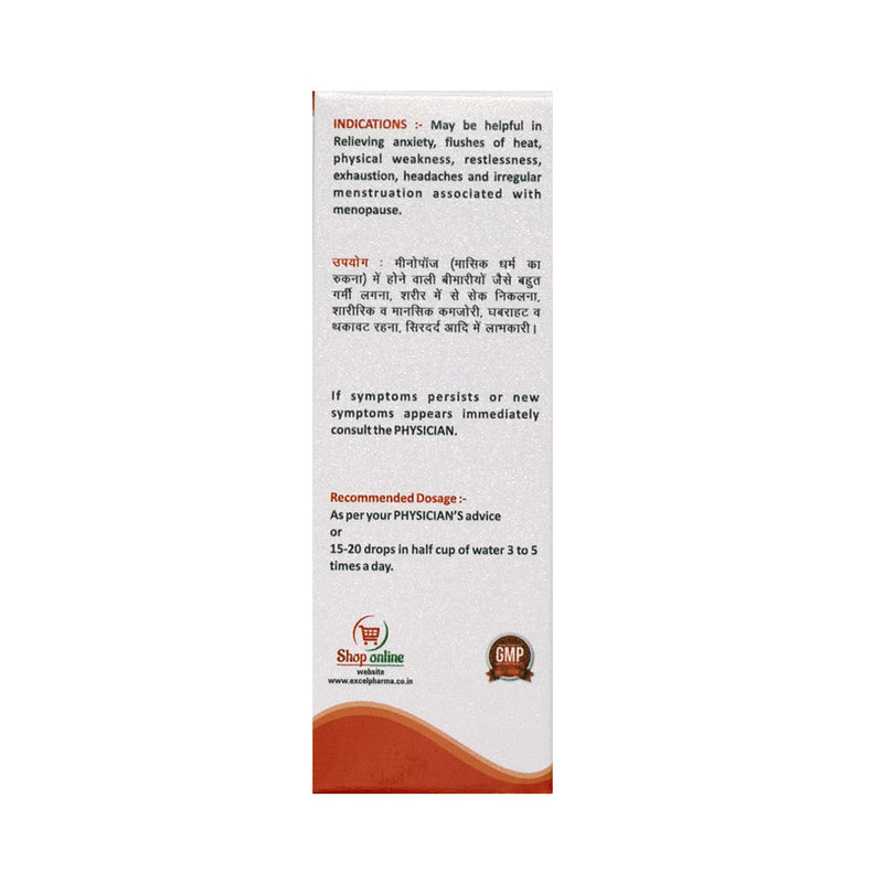 Excel Pharma E-Menopause Drops