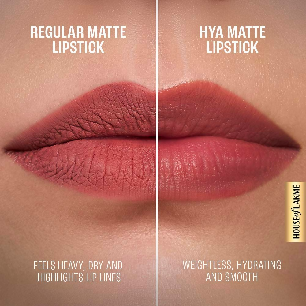 Lakme 9to5 Hya Matte Liquid Lipstick + Hyaluronic Acid - PowerhousePlum