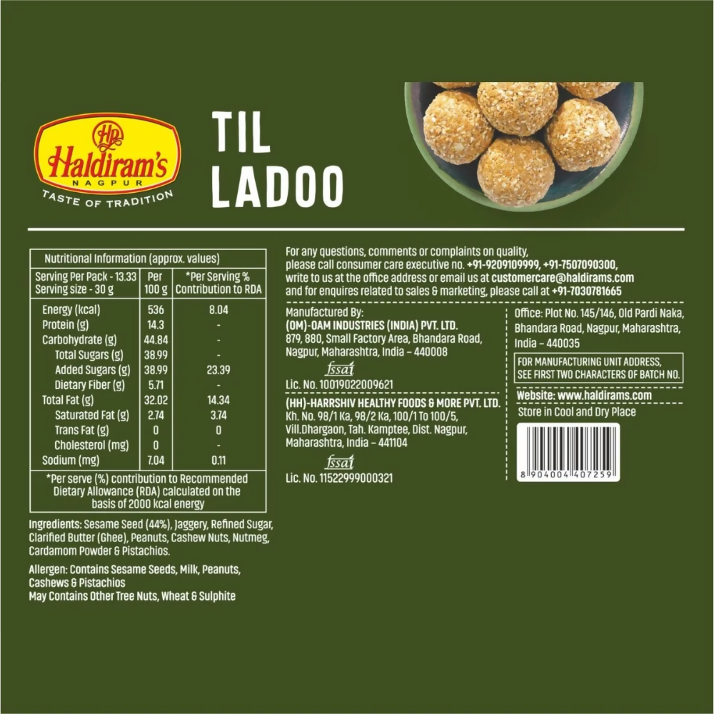 Haldiram's Til Laddu