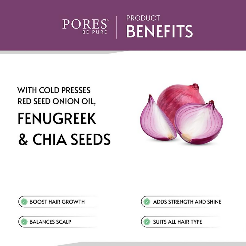 Pores Be Pure Onion Hair Fall Control Hair Mask