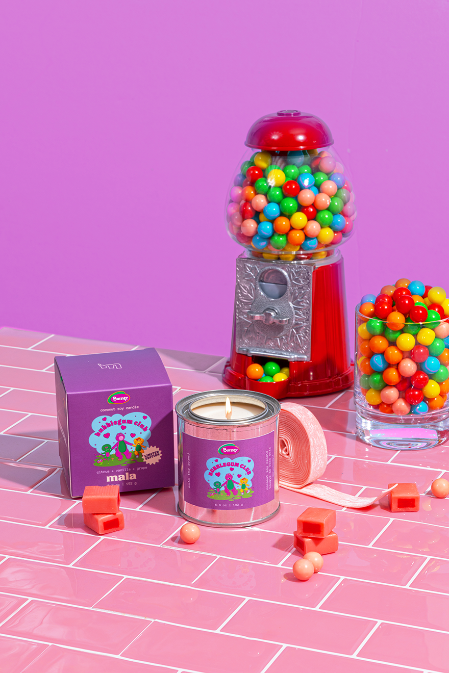 Barney x Mala: Bubblegum | Citrus + Vanilla + Grape