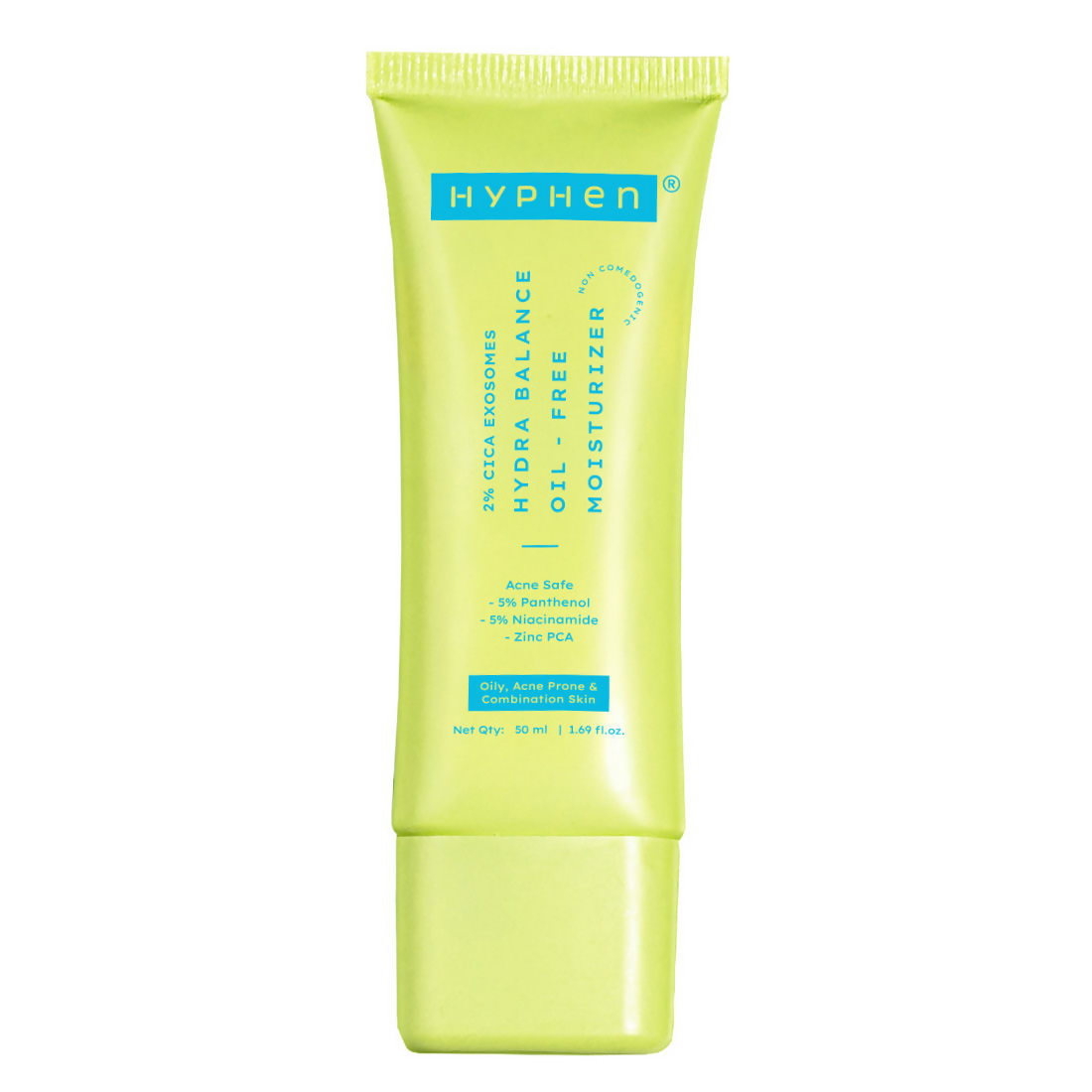 Hyphen 2% Cica Exosome Oil-Free Moisturizer 5% Niacinamide Controls Oil Non-sticky, Light Gel