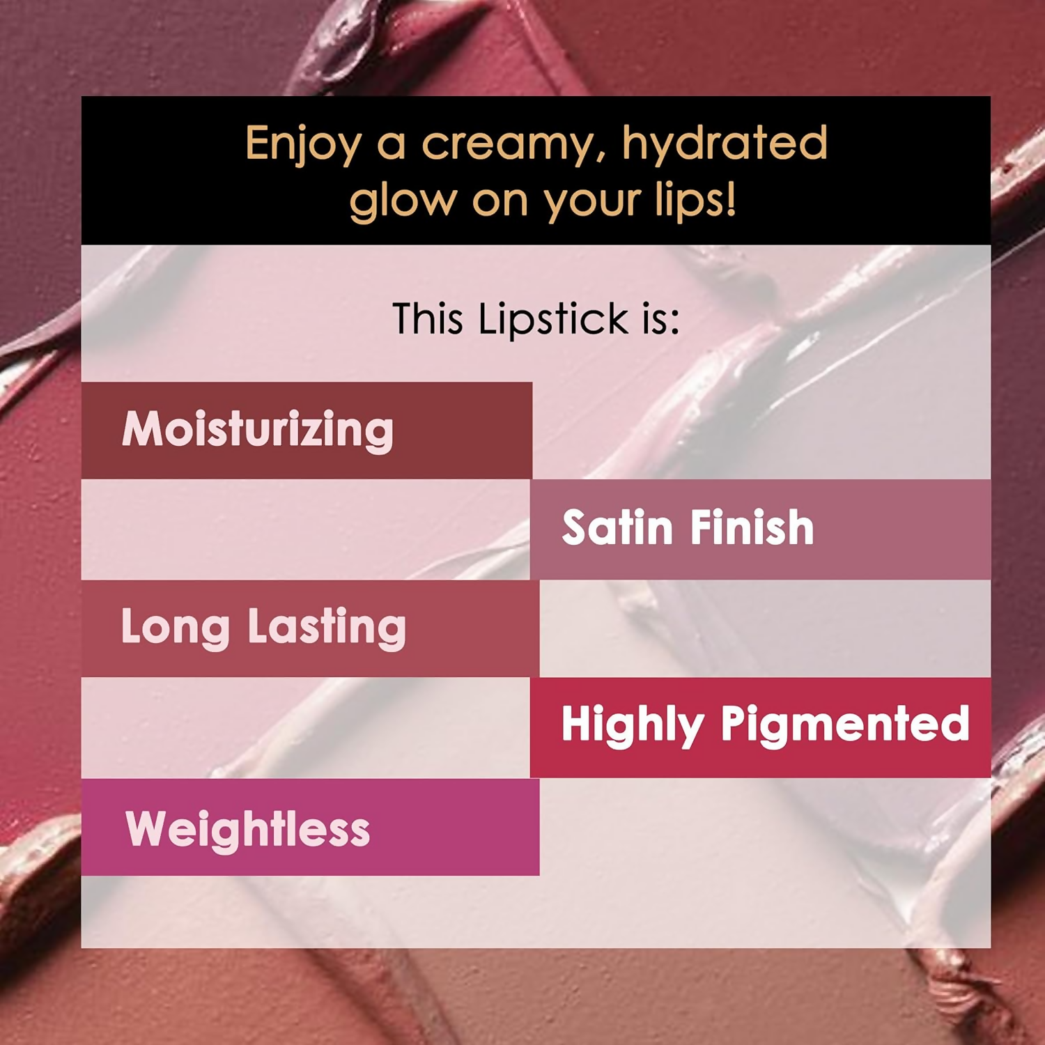 Good Vibes HydraGlow Creme Lipstick - Red Clay