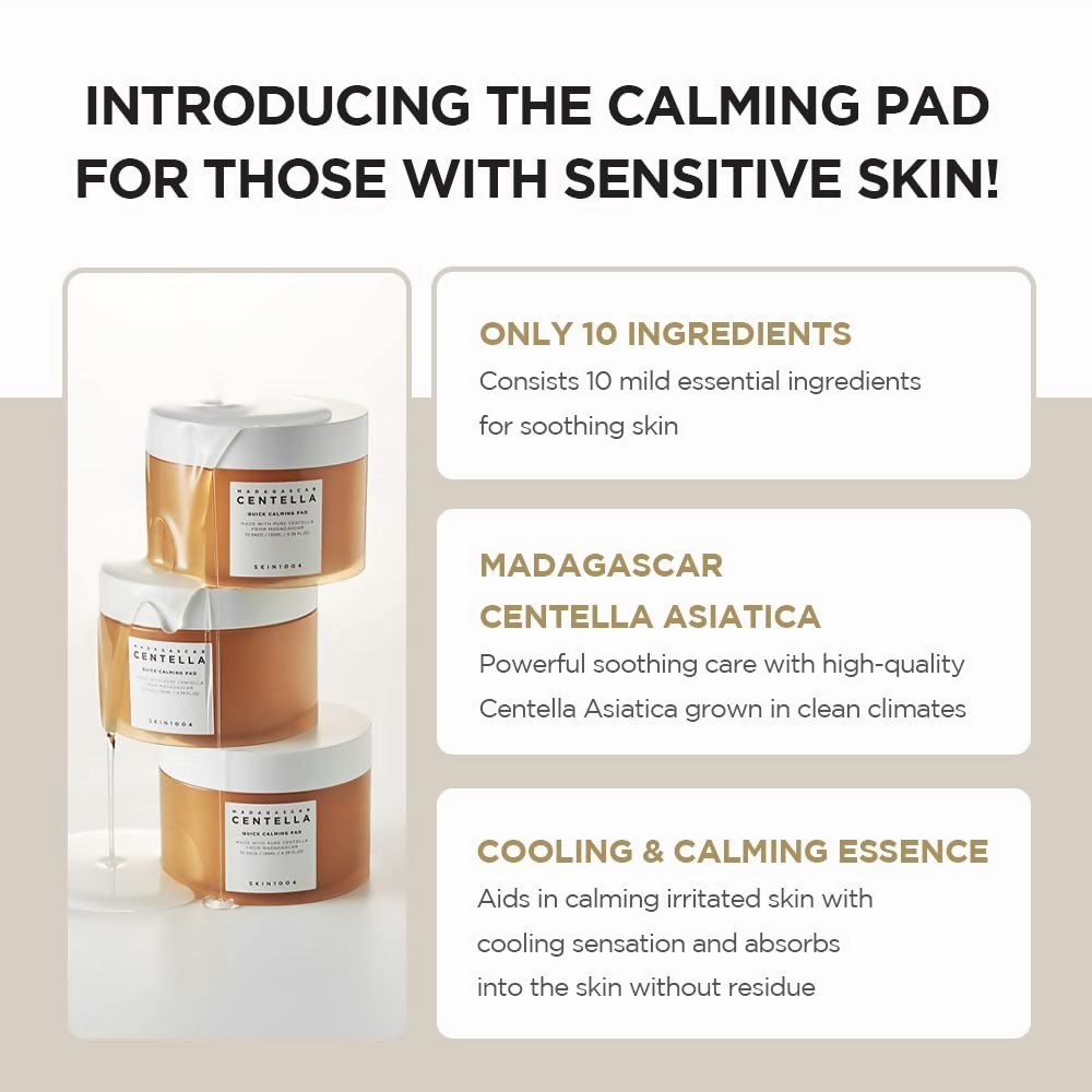 SKIN1004 Madagascar Centella Quick Calming Pad