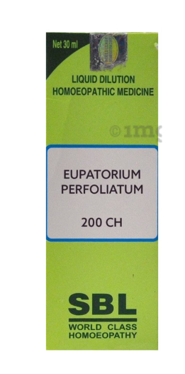 SBL Homeopathy Eupatorium Perfoliatum Dilution 200 CH