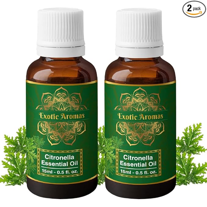 Exotic Aromas Lavender Essential Oil for Aroma Therapy, Stress Relief, Hair, Skin (15Ml + 15Ml) Pack of 2