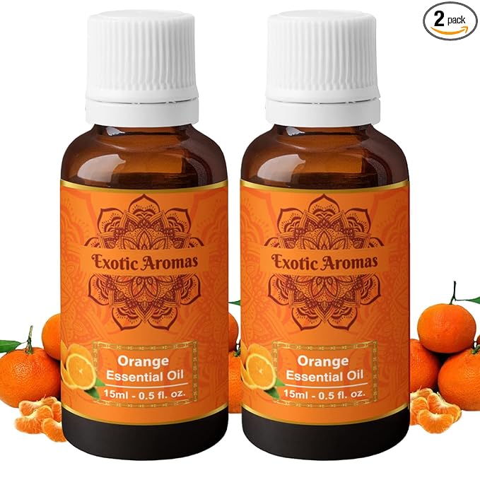 Exotic Aromas Lavender Essential Oil for Aroma Therapy, Stress Relief, Hair, Skin (15Ml + 15Ml) Pack of 2