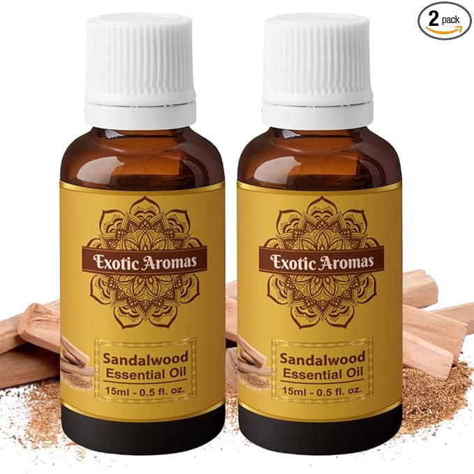 Exotic Aromas Lavender Essential Oil for Aroma Therapy, Stress Relief, Hair, Skin (15Ml + 15Ml) Pack of 2