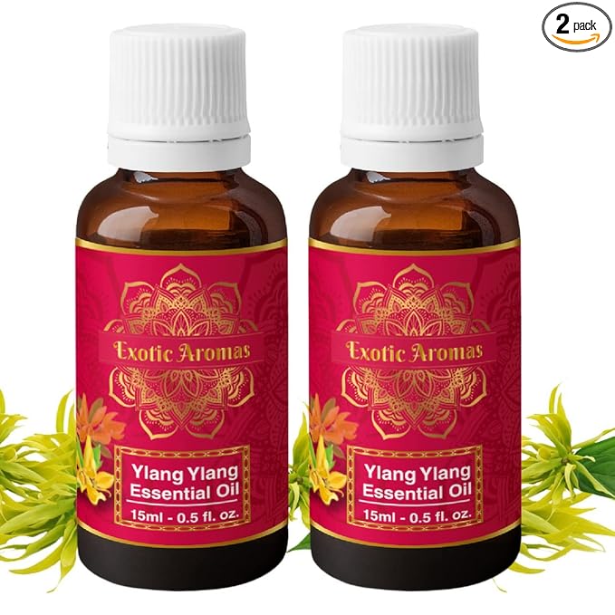 Exotic Aromas Lavender Essential Oil for Aroma Therapy, Stress Relief, Hair, Skin (15Ml + 15Ml) Pack of 2