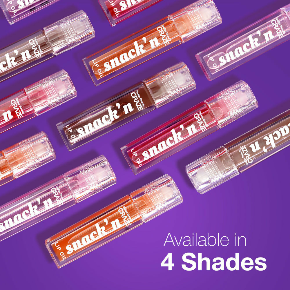Swiss Beauty Craze Snack'N Nourishing Lip Oil - 1. Cinnamon Roll