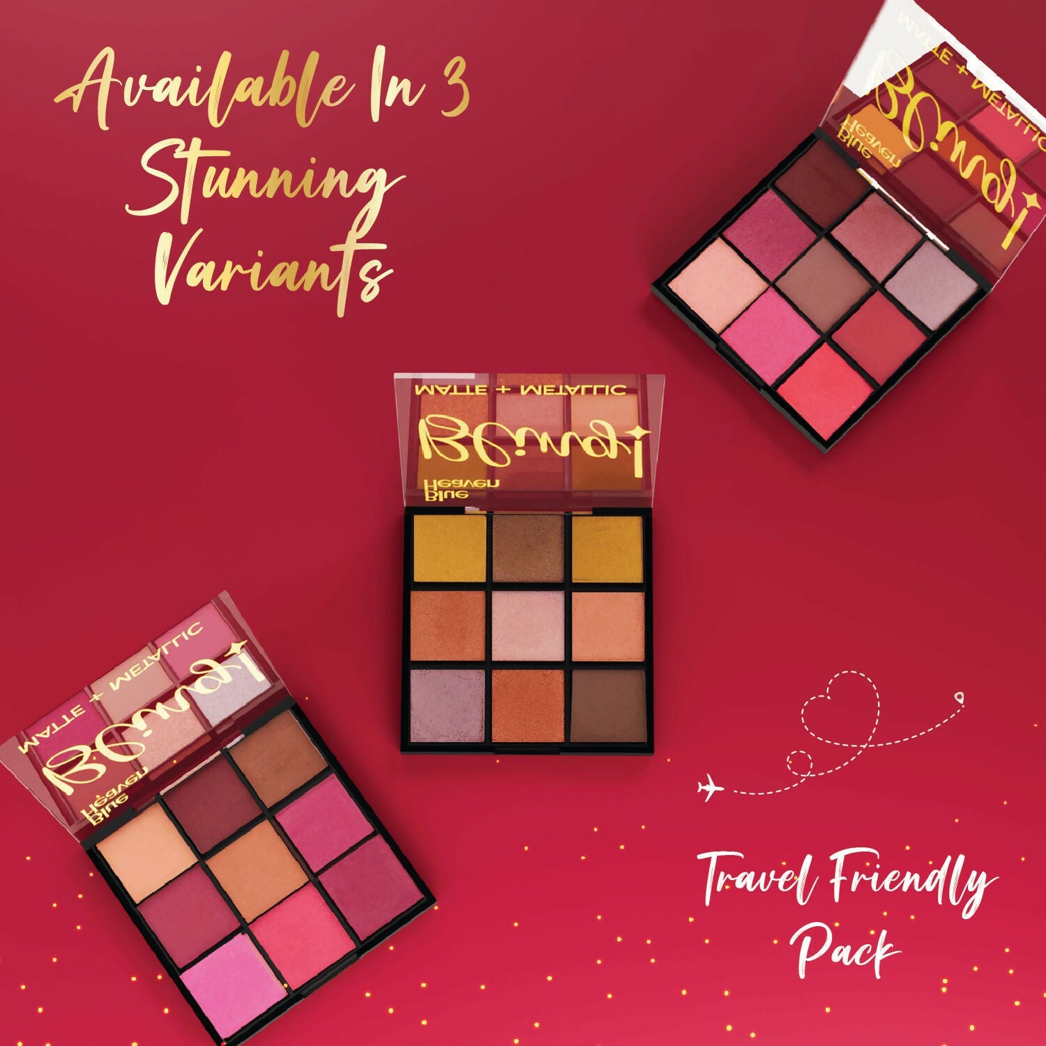 Blue Heaven Bling 9 In 1 Eyeshadow Palette - Cocktail Rush