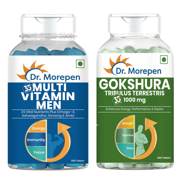 Dr. Morepen Gokshura & Multivitamin Men Tablets Combo -combo