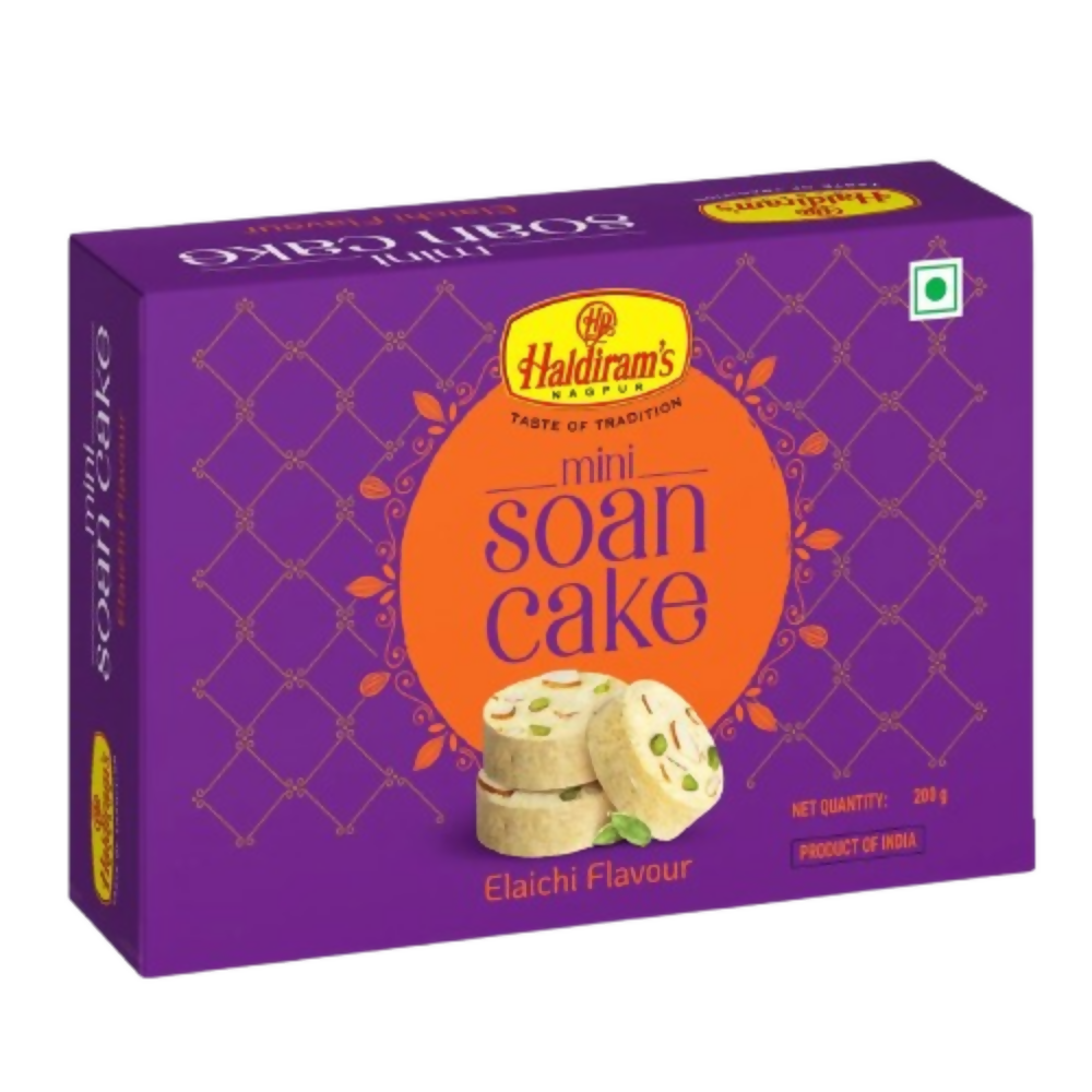 Haldiram's Mini Soan Cake - Elaichi