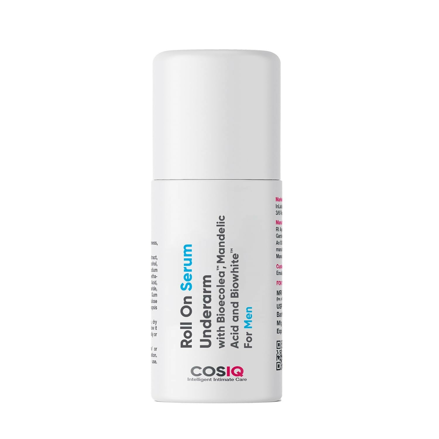 Cos-IQ Brightening Underarm Roll On Serum For Men, With Bioecolea, Mandelic Acid and Bio White
