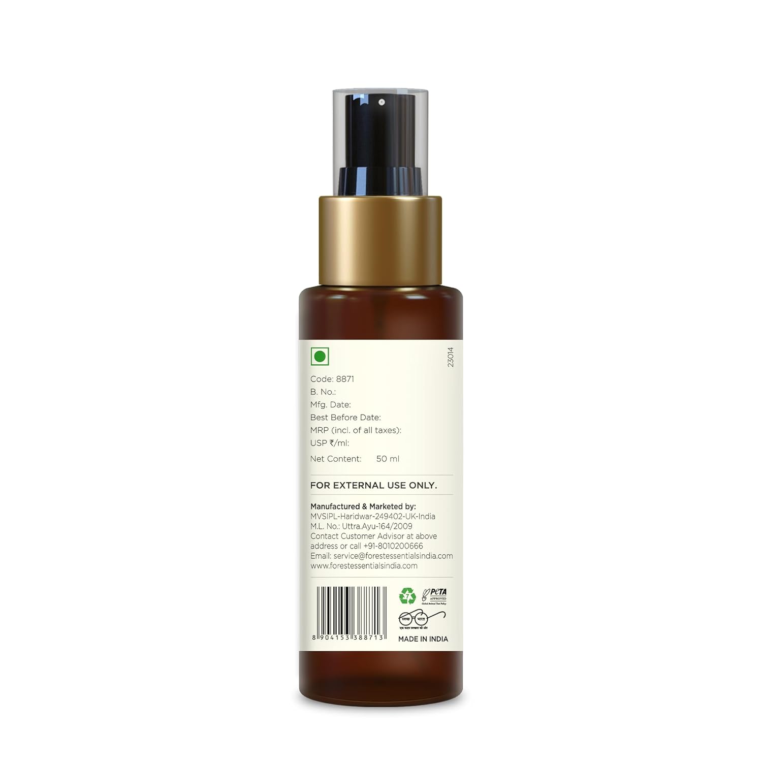 Forest Essentials Facial Tonic Mist with Pure Rosewater | Hydrating Steam Distilled Ayurvedic Toner for Fresh, Dewy Skin | Minimises Pores & Refreshes Skin