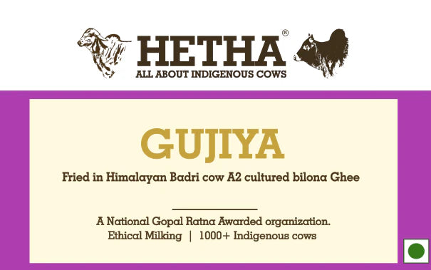 Hetha Gujiya - Fried in Ghee  Himalayan Badri Cow A2 cultured