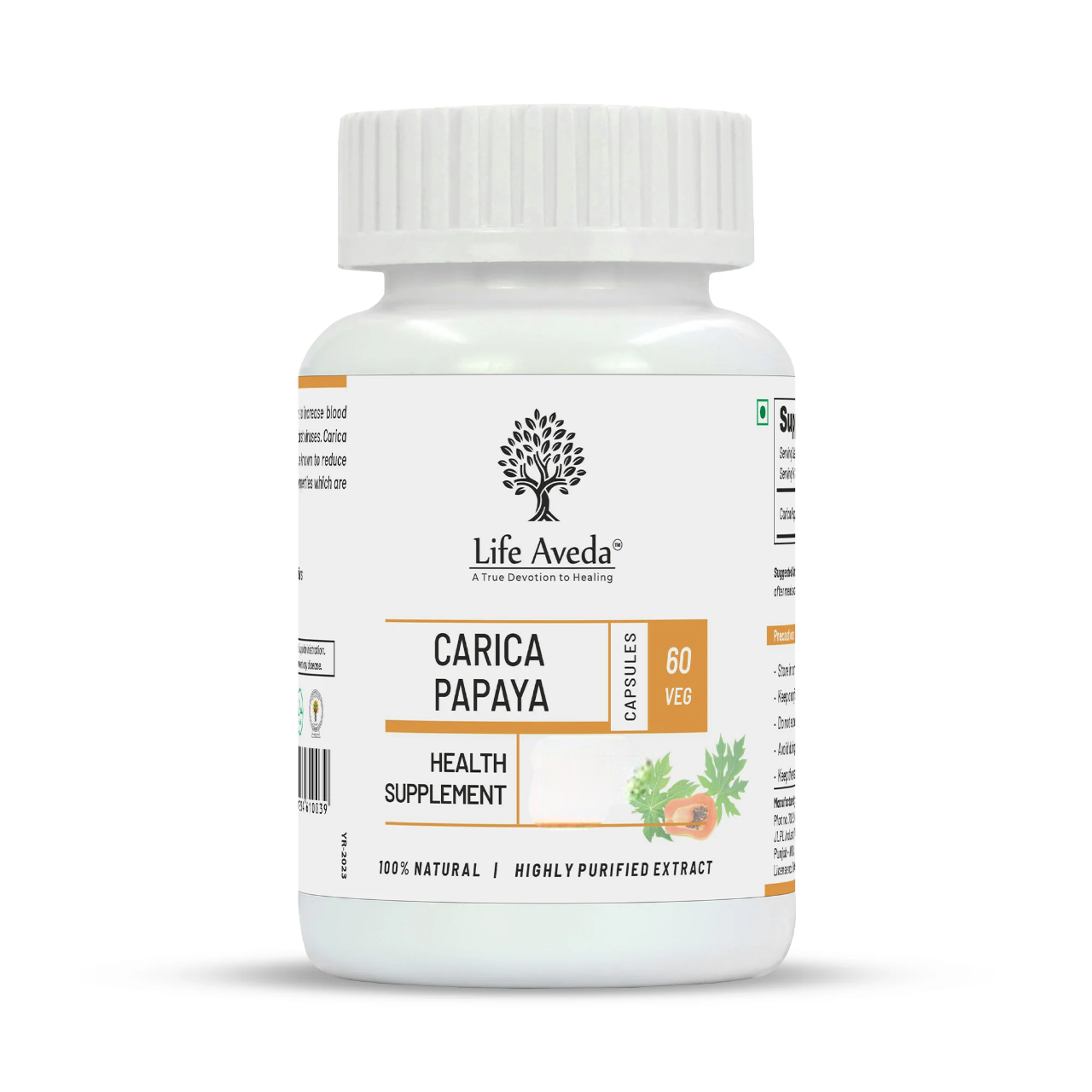 Life Aveda Carica Papaya Capsules