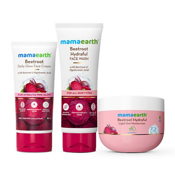 Mamaearth Beetroot Cleanse & Nourish Skin Kit