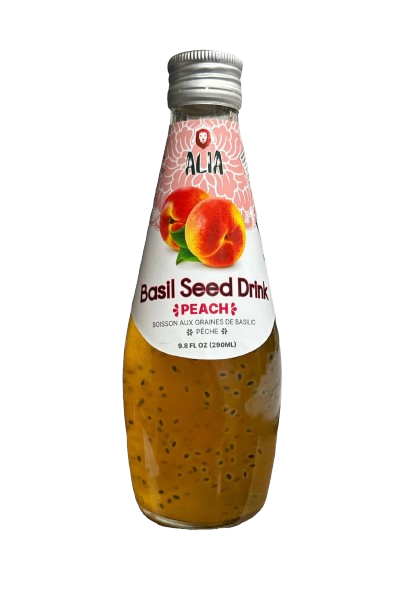 Alia Basil Seed Drink Peach 290ml