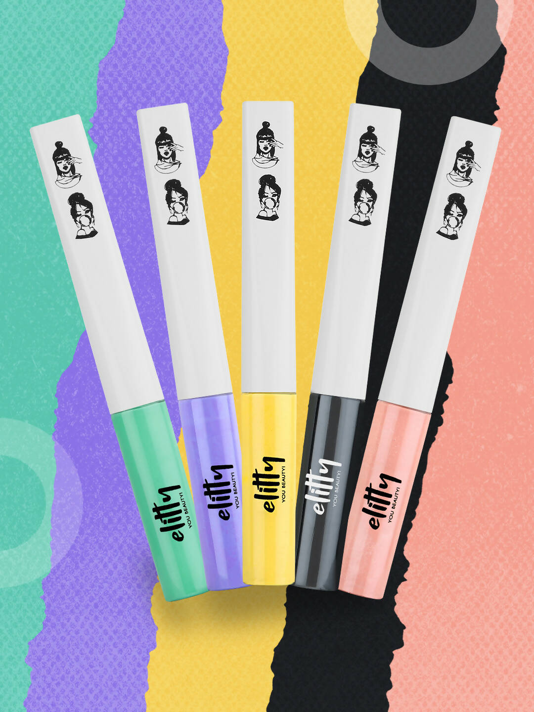Elitty Eye Gotta Feeling Pop Color Eyeliner Combo