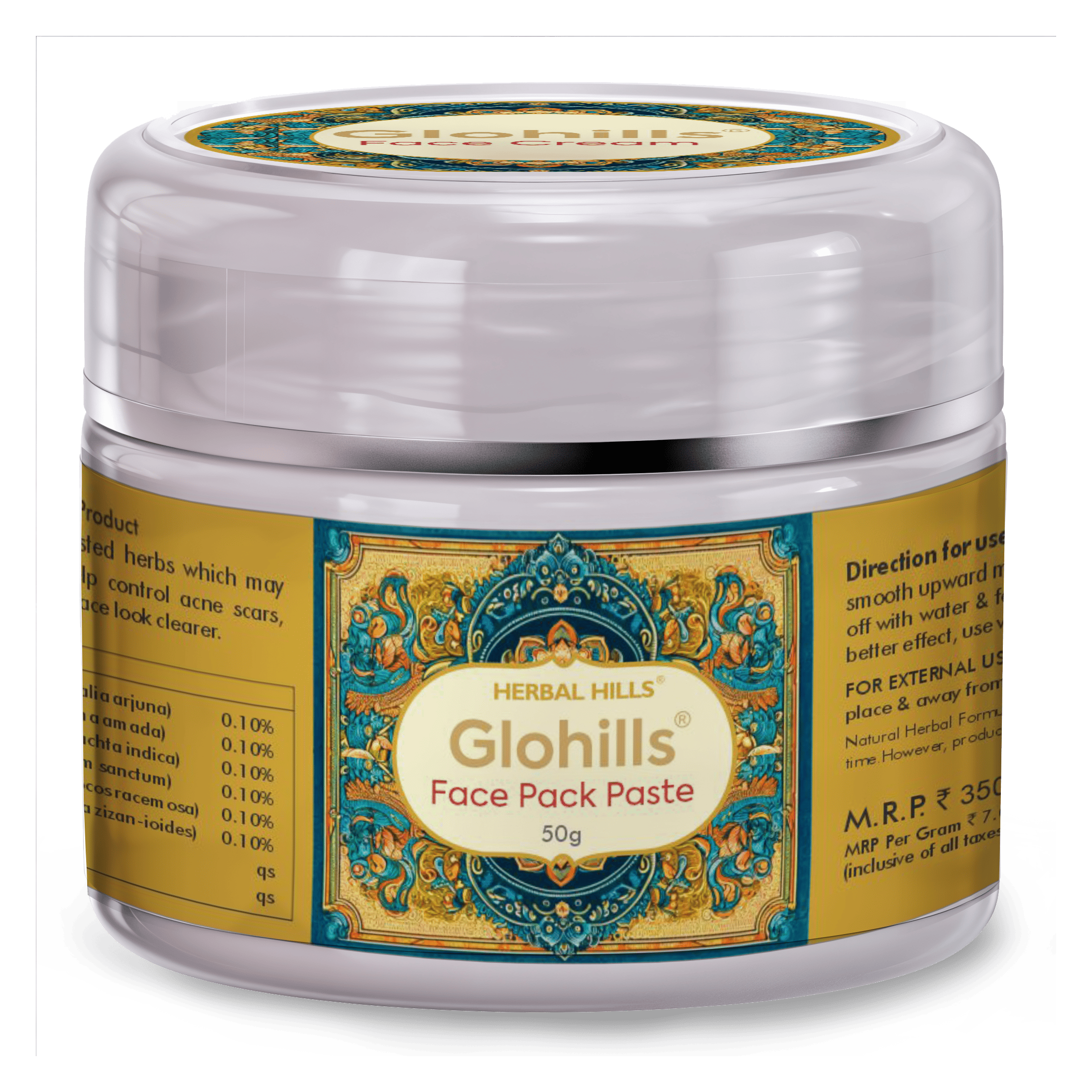 Herbal Hills Glohills Face Pack