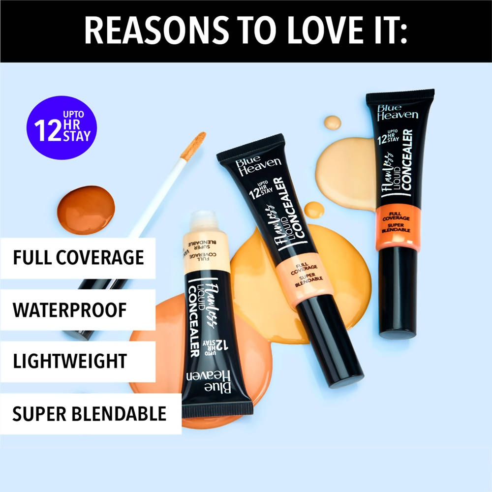 Blue Heaven Flawless Liquid Concealer Caramel