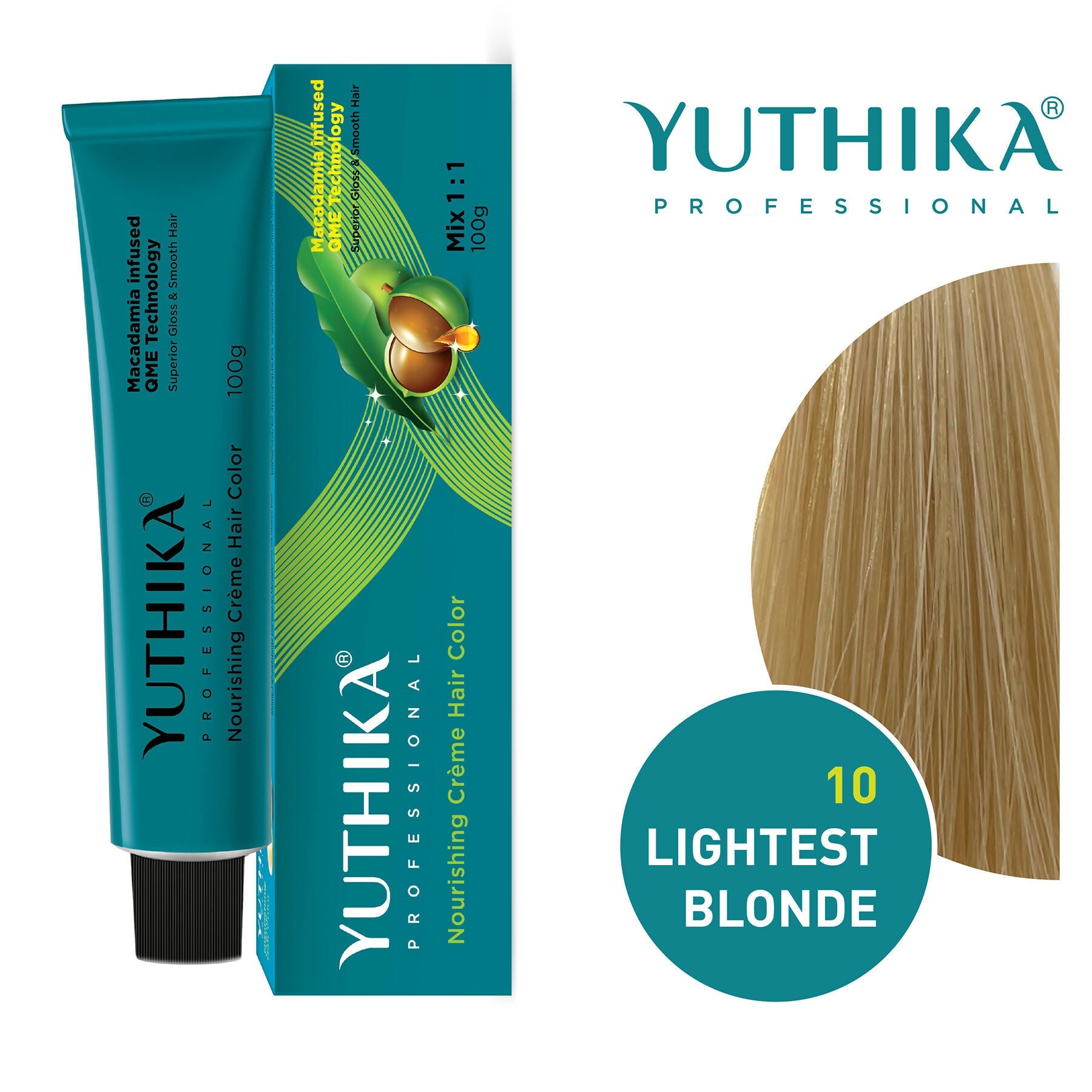 Yuthika Professional Creme Hair Colour - Lightest Blonde