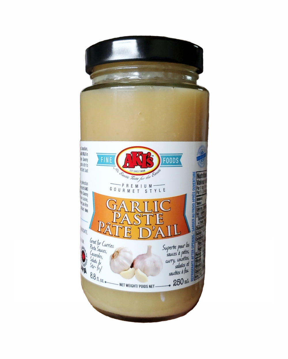 Aki's Garlic Paste 250ml