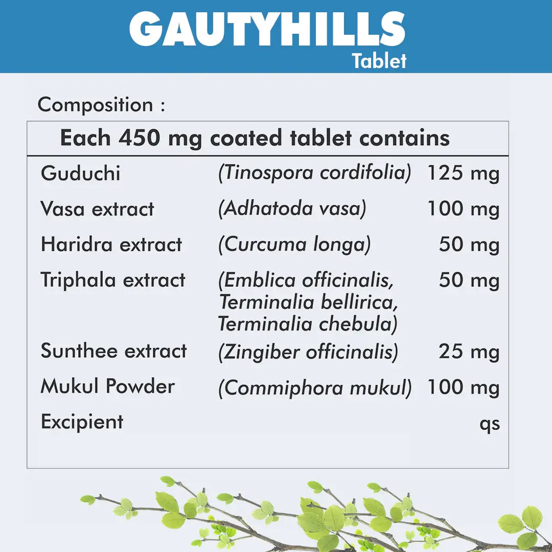 Herbal Hills Ayurveda Gautyhills Tablets