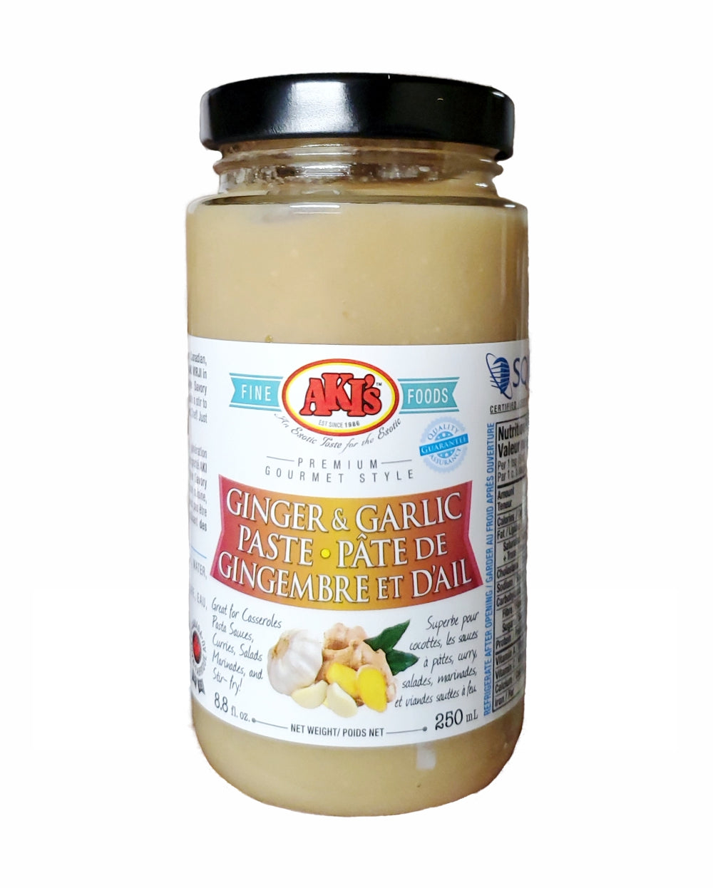 Aki's Ginger & Garlic Paste 250ml