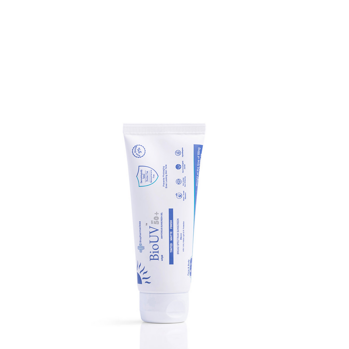 Bio UV 50+ (Tinted & Matte) Sunscreen Gel SPF 50+ PA+++