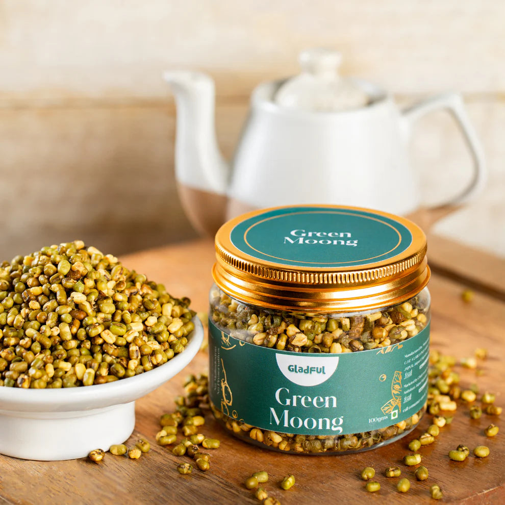 Gladful Roasted Green Moong Jar